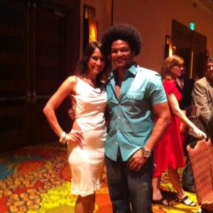 with Ernest James at the Friday Night Lights Season Premiere 2011