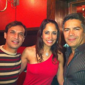with Jesse Borrego FAME La Colombiana and Esai Morales NYPD Blue at the San Antonio Film Festival 2011