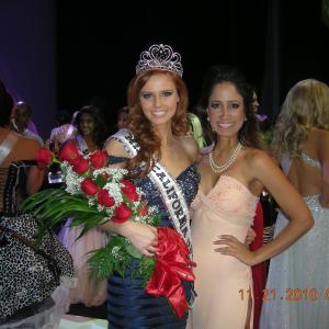 with Miss California USA 2010