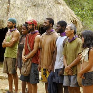 Still of Stacy Kimball Cassandra Franklin Earl Cole Andria Herd Alex Angarita and Kenward Bernis in Survivor A Smile Velvet Gloves and a Dagger in My Pocket 2007