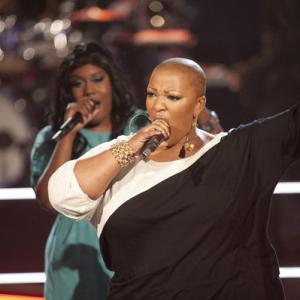 Still of Frenchie Davis and Tarralyn Ramsey in The Voice (2011)