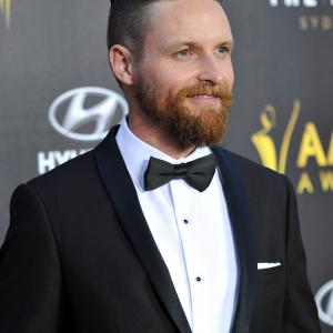Daniel Findlay on the red carpet at the 2015 AACTA Awards in Sydney Australia