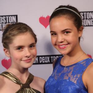 Taylor Ann Thompson with Bailee Madison  Un Deux Trois  Boston Charity Event  May 15 2013