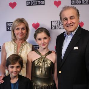 Thompson Family, Trevor, Kelly, Taylor Ann, and Larry - Un Deux Trois - Boston Charity Event - May 15, 2013