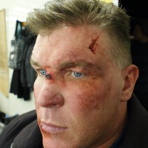 Black eye injury i created on Joe Egan on the movie Freight March 2009
