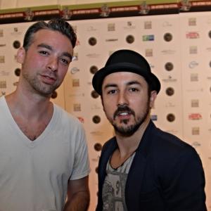 James Repici and Adam Lopez at 2015 San Antonio Film Festival.