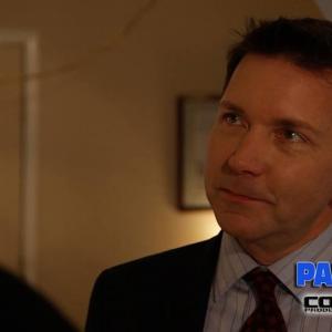 Official Still  Partners Season 1 Episode 2 Loss of Innocence David Schifter as Detective StJohn and Darren W Conrad as Officer John Walker 2014
