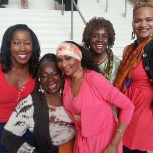 Celebrating Ntozake Shange and the For Colored Girls Initiative FCG at The Harlem Hospital Hall with Ebony JoAnn Vivian Reed Cece Antoinette and Ghail Rhodes Benjamin 82014