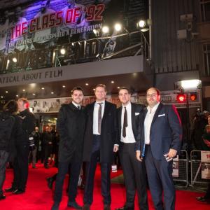 The Class of 92 premiere Leicester Sq London