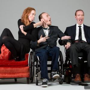 Adele René with her two biological brothers. The reasons she is an advocate for people with disabilities. Both in wheelchairs for different reasons, at different times of their lives, and both weren't born with a disability.