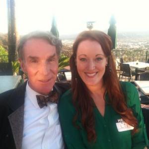 Actress Adele Ren playing Liz and Bill Nye on a network pilot