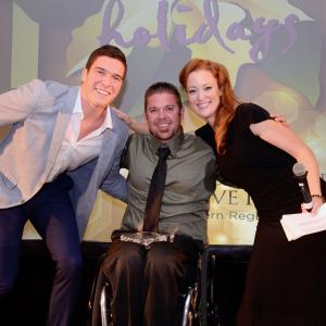 Will Reeve and Adele Ren presenting the HOPE Award at Christopher and Dana Reeve Foundation Gala Dec 7 2014