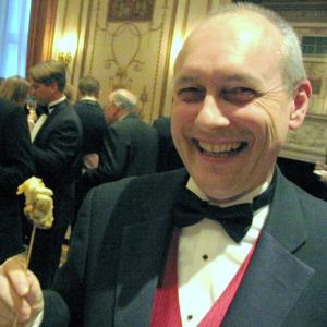 Explorers Club Annual Dinner, Waldorf Astoria, 2006, with exotic hors d'oeuvre.