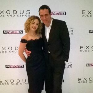 With Reanne Farley at the World Premier of Exodus Gods And Kings