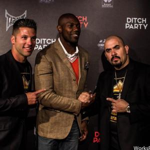 David Ramak, Terrell Owens and Noel G. Ditch Party Premiere