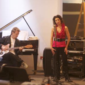 Geeta Novotny performing Ave Maria with Andy Summers on guitar for David Lynch Foundation Music