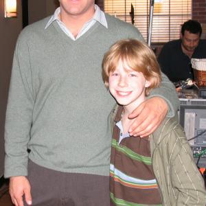 Paul Adelstein and Joey Luthman on the set of Private Practice ABC