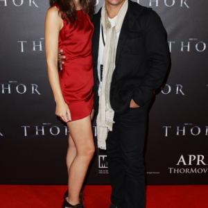 Sophie Scarf & Jamie Durie Thor Premiere Sydney