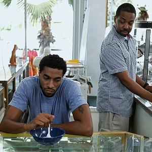 Still of Jameel Saleem and Quincy Harris in Exit Strategy 2012