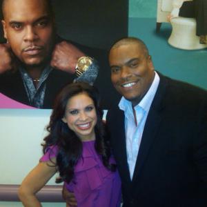 Sean Ringgold Here at the old One life to Live studios with Carolina Bermudez.