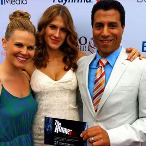 Ashley Alexander, Alison Wandzura, and Craig Veroni at the 2013 Leo Awards. The Runner was nominated for Best Web Series www.therunnerseries.com