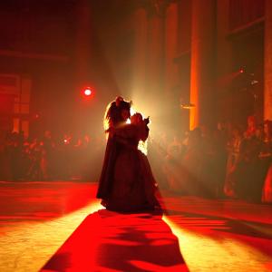 Cela Yildiz as The Beast opening waltz in Beauty and The Beast by VionaArt