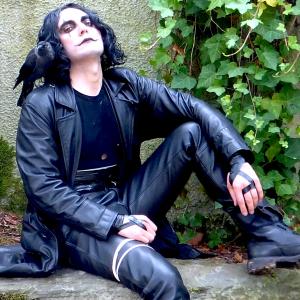 My impersonation of the legendary Brandon Lee as Eric Draven in The Crow during EFF ARCEN, 2012.