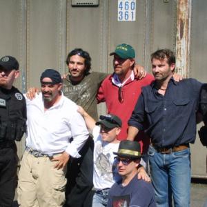 On Set Lee Arenberg RC Everbeck Marty Klebba George Katt and Rob Holloway