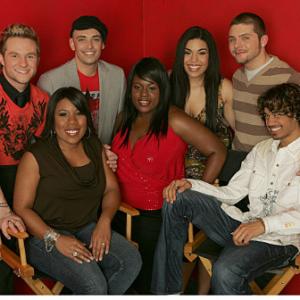 Still of Melinda Doolittle Sanjaya Malakar Jordin Sparks Phil Stacey LaKisha Jones Blake Lewis and Chris Richardson in American Idol The Search for a Superstar 2002