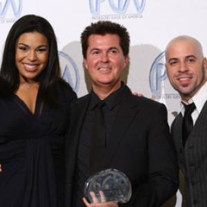 Chris Daughtry Simon Fuller and Jordin Sparks