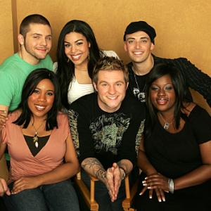 Still of Melinda Doolittle, Jordin Sparks, Phil Stacey, LaKisha Jones, Blake Lewis and Chris Richardson in American Idol: The Search for a Superstar: Idol Gives Back: Part One (2007)