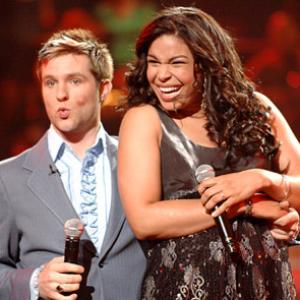 Jordin Sparks and Blake Lewis at event of American Idol: The Search for a Superstar (2002)