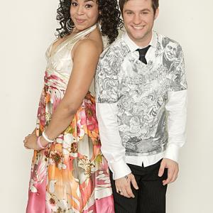 Still of Jordin Sparks and Blake Lewis in American Idol: The Search for a Superstar (2002)