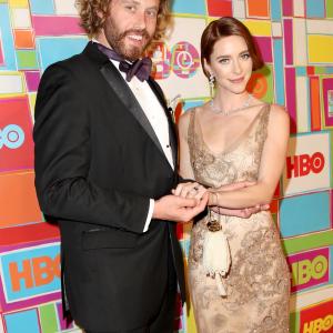 Kate Miller and T.J. Miller at event of The 66th Primetime Emmy Awards (2014)