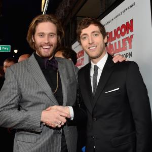 TJ Miller and Thomas Middleditch at event of Silicon Valley 2014
