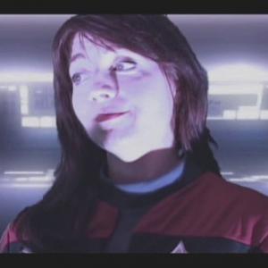 As Captain Alexia Mandell in the pilot Dark Frontier