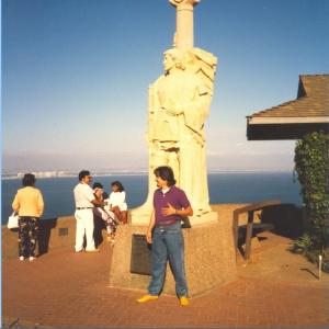 San Diego California 1987 V Alexander Stefan b 1948 at Cabrillo National Monument Johann Wolfgang von Goethe 1749 1832 states in his The Theory of Colors 1810 his holistic view on the nature of light contra to the reductionist method of the Newton16421727 Opticks 1704 that the color yellow is the brightest of them all We agree with JWvG
