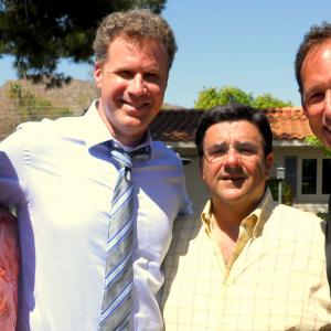 On set of EVERYTHING MUST GO with Will Ferrell Luis Gonzalez and my partner Jody Simon