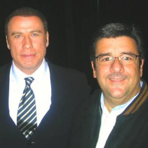 with John Travolta at Tribeca Film Festival