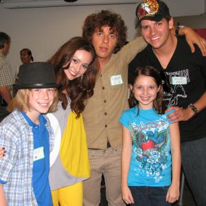 Sammi Hanratti Matthew Underwood  Jillian Clare and Joey Luthman at the Ronald McDonald House In A Perfect World Event A Star In You Nov 2008