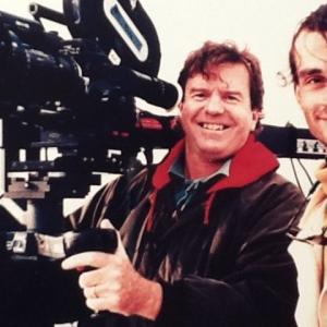 Under Siege 1992 Randall Robinson with camera assistant Ziad Doueiri