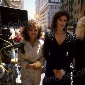 Setting the camera with Vennesa Williams Lynda Carter and Loni Anderson Partners In Crime NBC