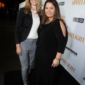 Blye Pagon Faust and Nicole Rocklin at event of Spotlight (2015)