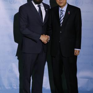 Leonardo DiCaprio, Ban Ki-moon