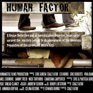 Our soon to be released movie Human Factor movie poster