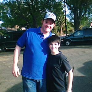 David Koechner and I meet while I act in my school play