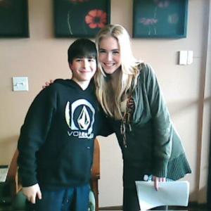 Spencer Locke and I meet at a recording studio