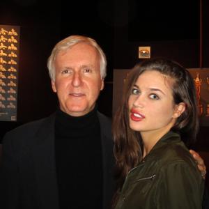 James Cameron and Natalie Gal Aot the honoring of Guy Laliberte f Cirque Du Soleil with a Star at Hollywood Walk Of Fame November 22nd 2010