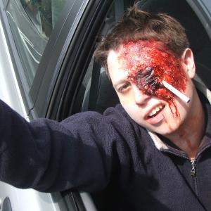 Jason Impey as a zombie from the film Colin