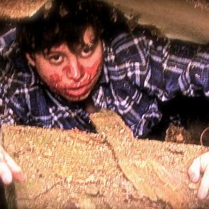 Jason Impey as a zombie in the nightmare sequence from his Dogme 95 feature Troubled.